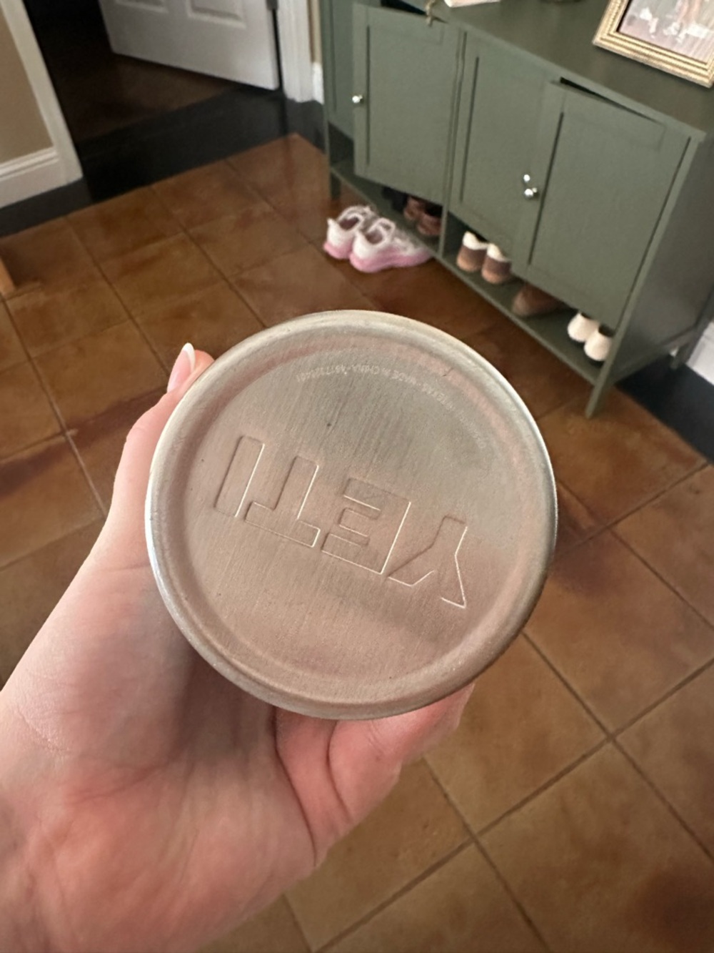 Yeti Rambler Tumbler in Seafoam and Stainless - Picture 2 of 3